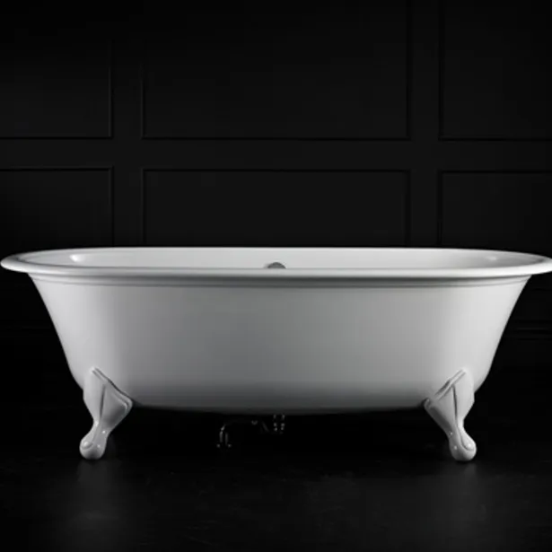 Radford Claw foot bath 1902 x 910mm, without overflow, with White Quarrycast feet
