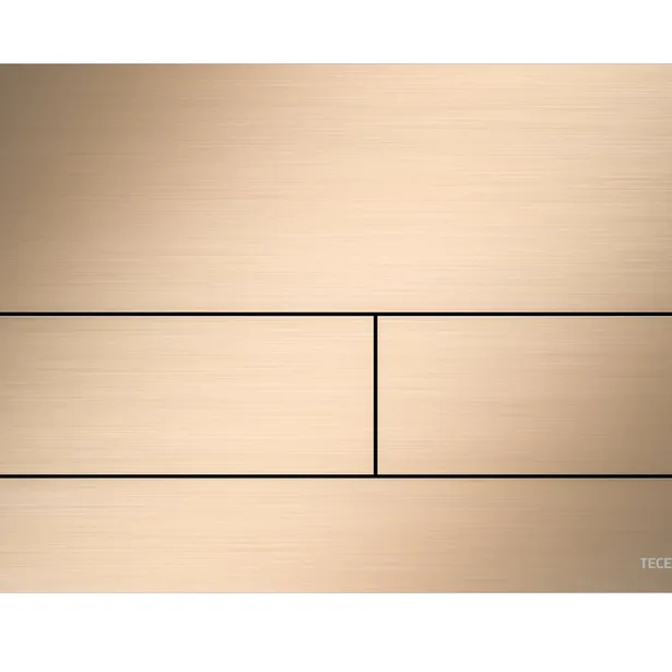TECEsquare Metal II Flush button - PVD Brushed Gold