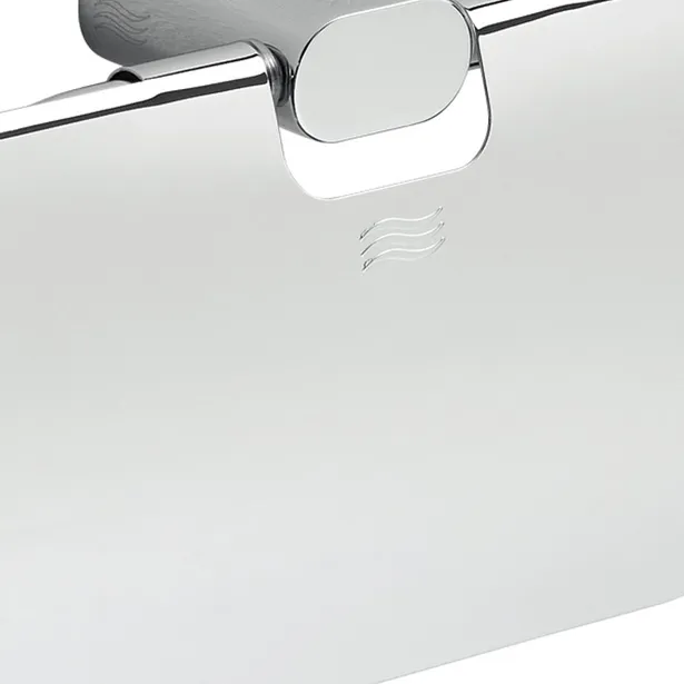 Mito  Covered toilet roll holder - Chrome - Black