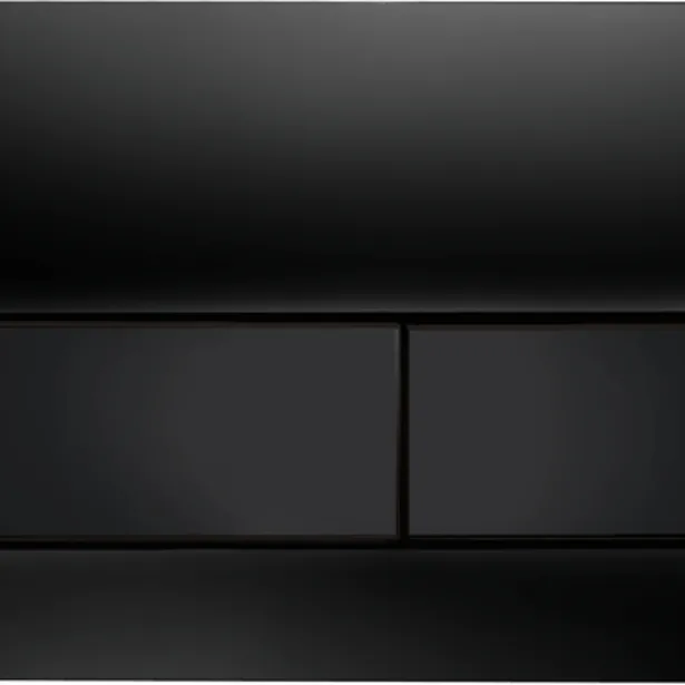 TECEsquare Glass Flush button - Black Glass Black buttons