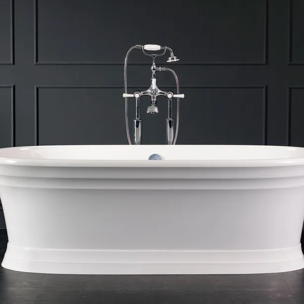 Worcester Freestanding bath with plinth 1797 x 780mm, without overflow
